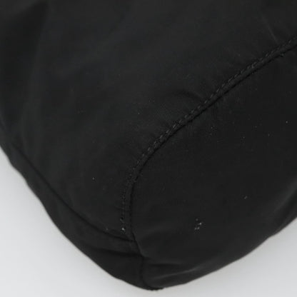 Prada Vela Drawstring Bucket Pouch Tessuto, BLACK, NYLON, Clutche & pouche