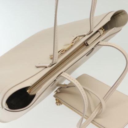 Salvatore Ferragamo Vala tote Leather, BEIGE, LEATHER, Tote bag