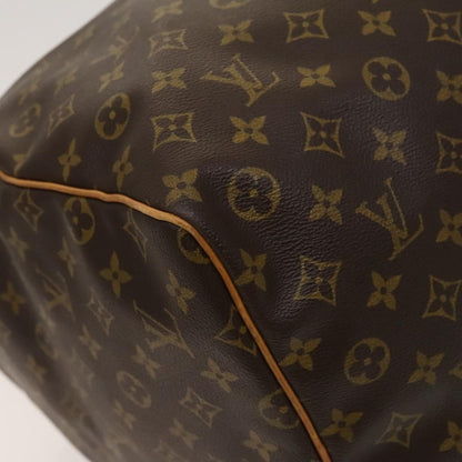 Louis Vuitton Keepall Bag Monogram Canvas, BROWN, CANVAS, Travel bag