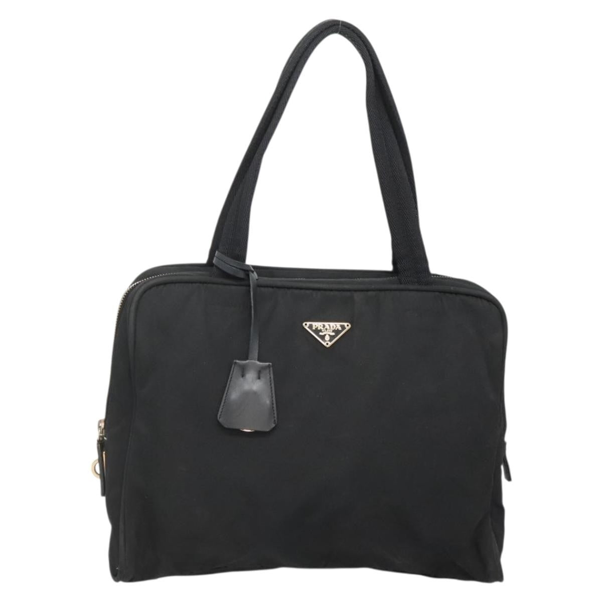Prada Vintage Handbag Tessuto, BLACK, NYLON, Handbag