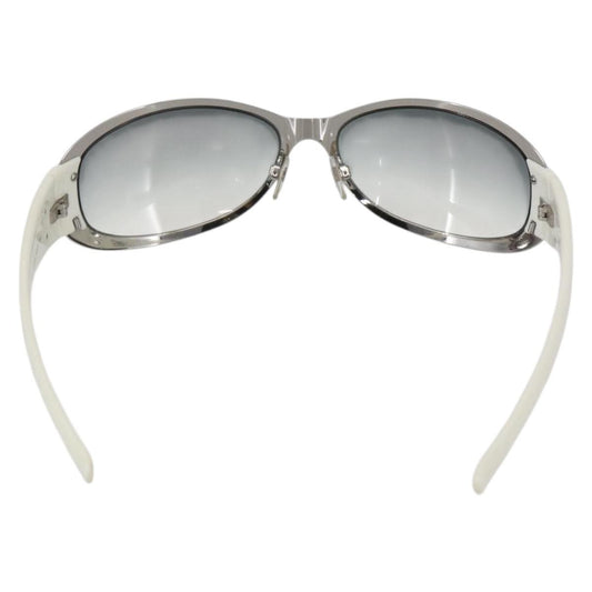 Chanel Logo CC Sunglasses Metal, WHITE, METAL, Sunglasse