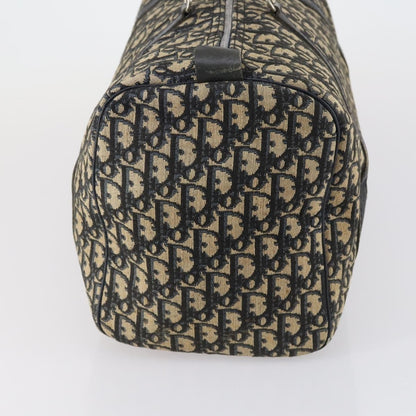 Christian Dior Vintage Trotter Boston Bag Diorissimo Canvas, NAVY, CANVAS, Travel bag