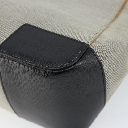 Gucci Vintage Handbag Canvas, GRAY, CANVAS, Handbag