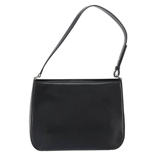 Burberry Nova check Shoulder bag Leather, BLACK, LEATHER, Shoulder bag