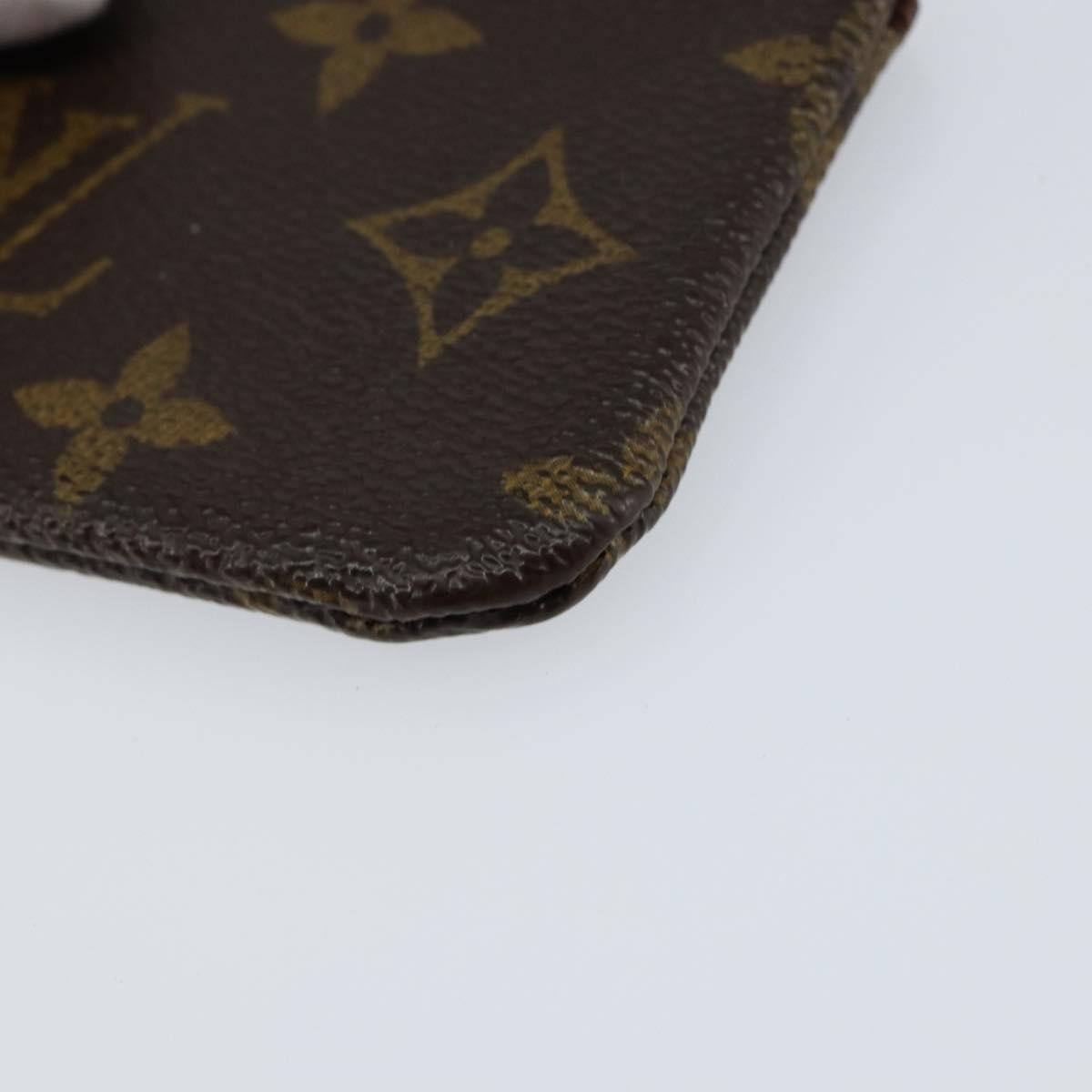 Louis Vuitton Pochette Clés Monogram Canvas, BROWN, CANVAS, Wallets