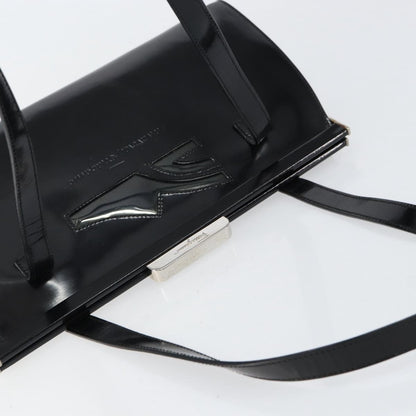 Salvatore Ferragamo Vintage Tote bag Patent Leather, BLACK, PATENT_LEATHER, Tote bag