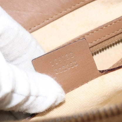 Gucci Bamboo Front Pocket Tote Canvas, ECRU, CANVAS, Tote bag