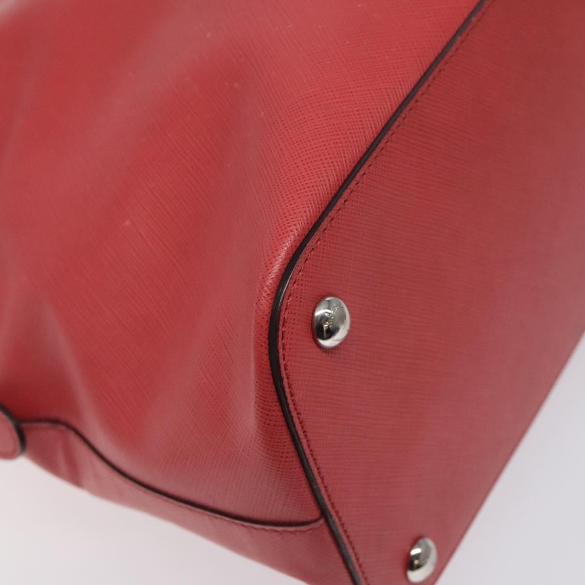 Salvatore Ferragamo Gancini handbag Leather, PINK, LEATHER, Handbag