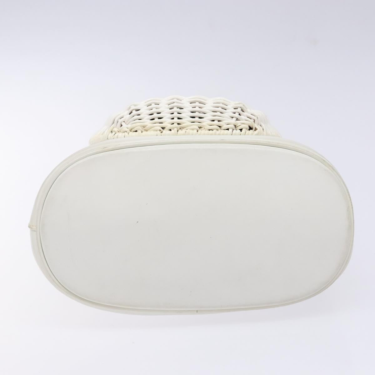 Salvatore Ferragamo Vintage Gancini Convertible Top Handle Bag Leather, WHITE, LEATHER, Handbag