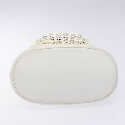 Salvatore Ferragamo Vintage Gancini Convertible Top Handle Bag Leather, WHITE, LEATHER, Handbag