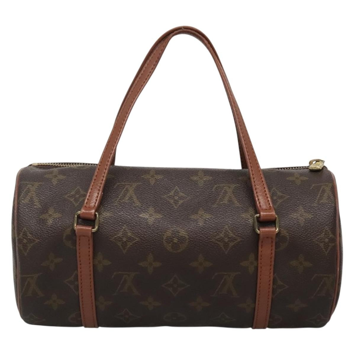 Louis Vuitton Papillon Handbag Monogram Canvas, BROWN, CANVAS, Handbag
