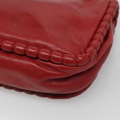 Chanel Timeless CC Flap Bag Leather, RED, LEATHER, Shoulder bag