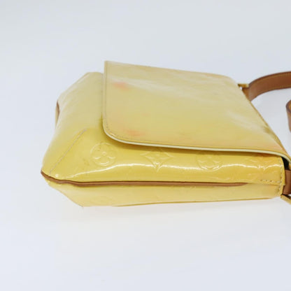 Louis Vuitton Thompson Street Handbag Monogram Vernis, YELLOW, PATENT_LEATHER, Shoulder bag