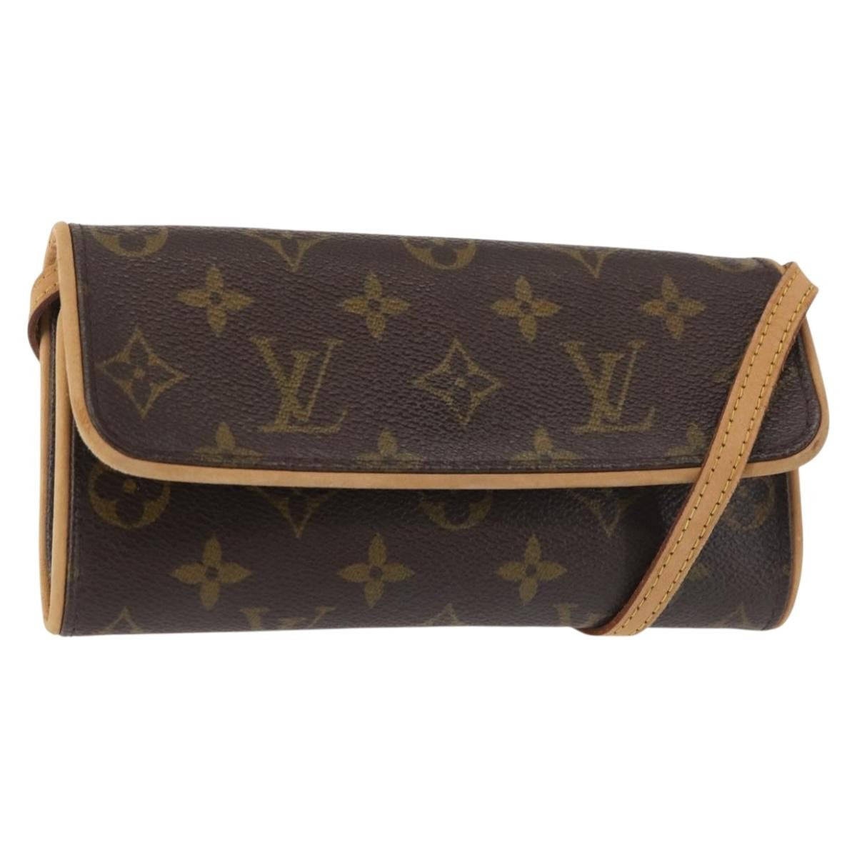 Louis Vuitton Twin Handbag Monogram Canvas, BROWN, CANVAS, Handbag