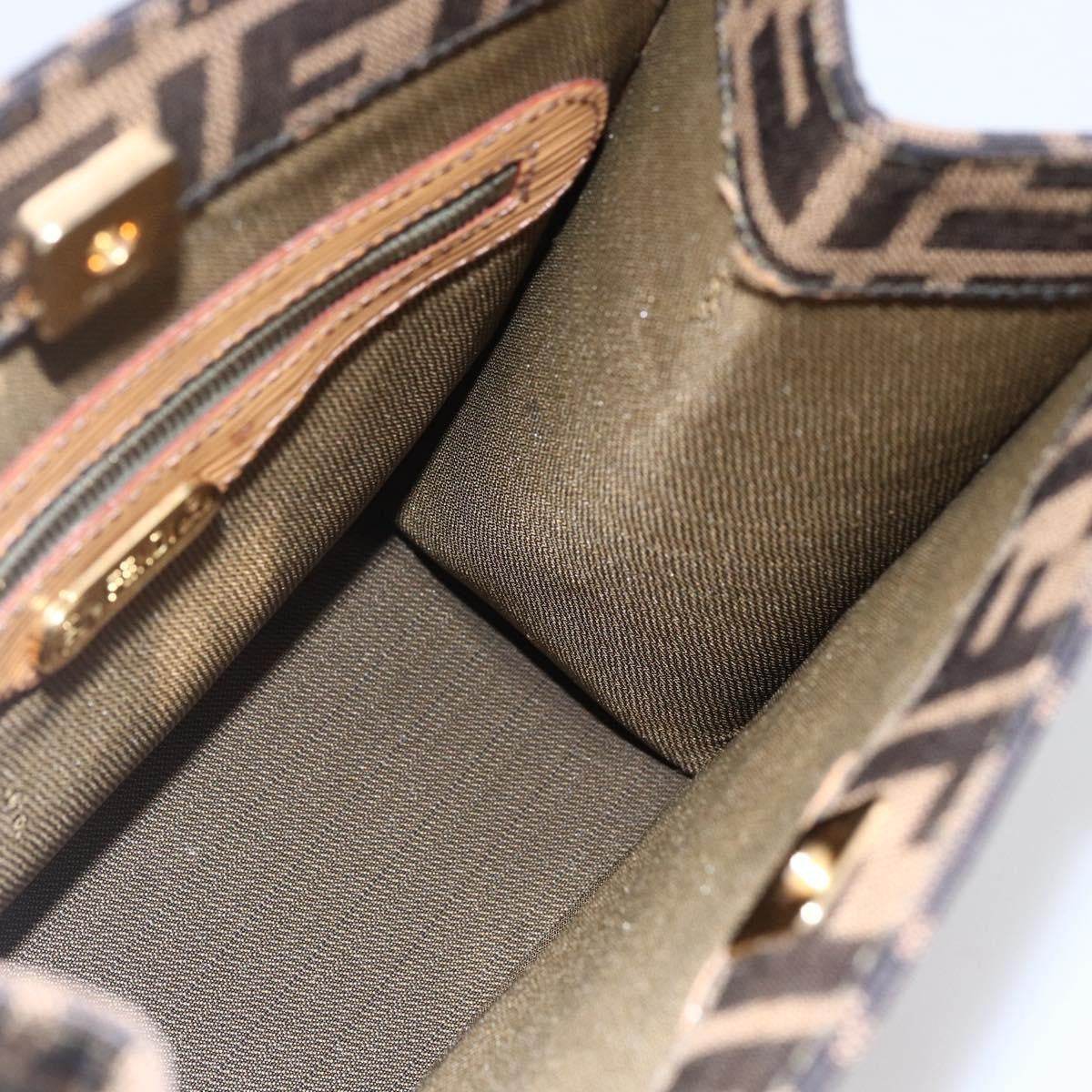 Fendi Vintage Top Handle Bag Zucca canvas, BROWN, CANVAS, Handbag
