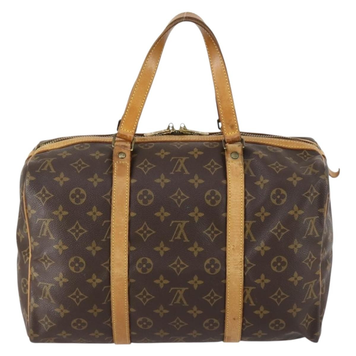 Louis Vuitton Sac Souple Handbag Monogram Canvas, BROWN, CANVAS, Travel bag