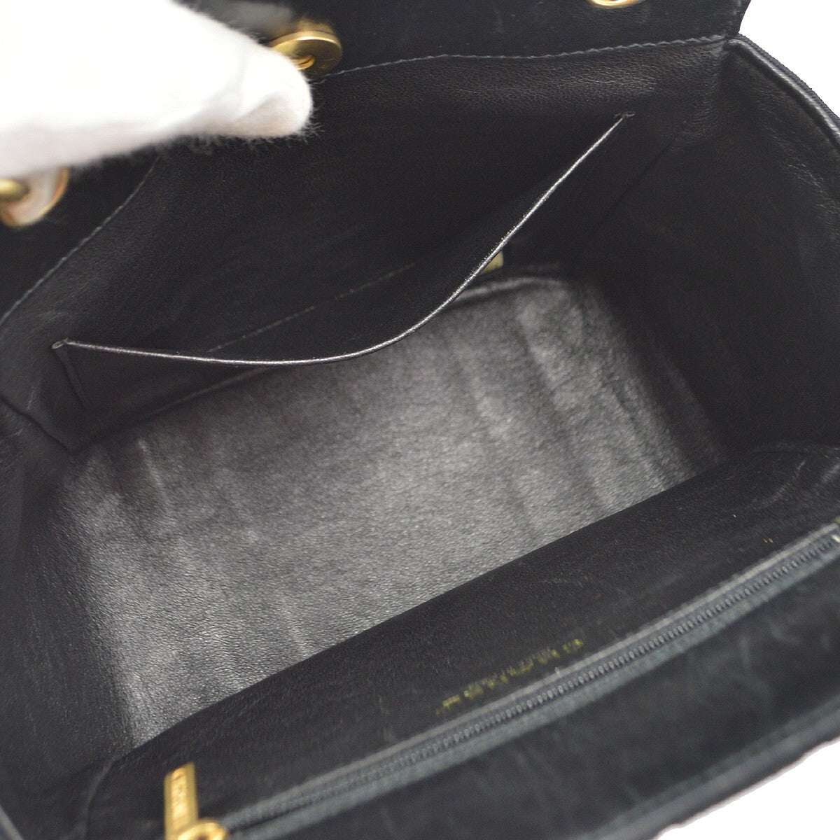 Chanel Chocolate Bar Chain Tote Quilted Jersey, BLACK, COTTON, Handbag