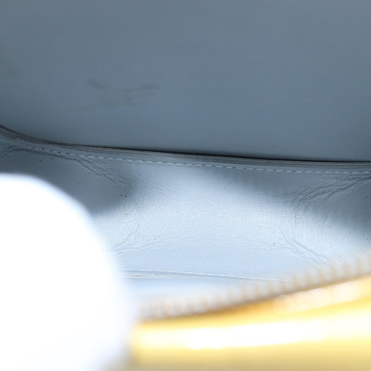 Louis Vuitton Mott Handbag Monogram Vernis, YELLOW, PATENT_LEATHER, Handbag