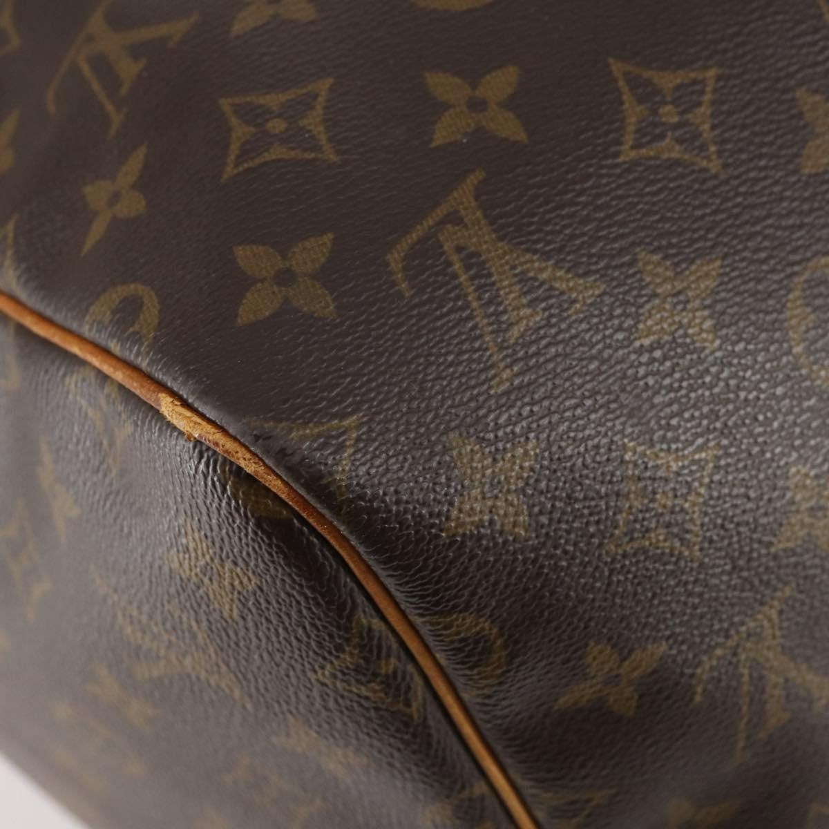 Louis Vuitton Keepall Bag Monogram Canvas, BROWN, CANVAS, Travel bag