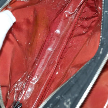 Chanel Travel Line Boston Bag Printed Nylon, BLACK, NYLON, Handbag