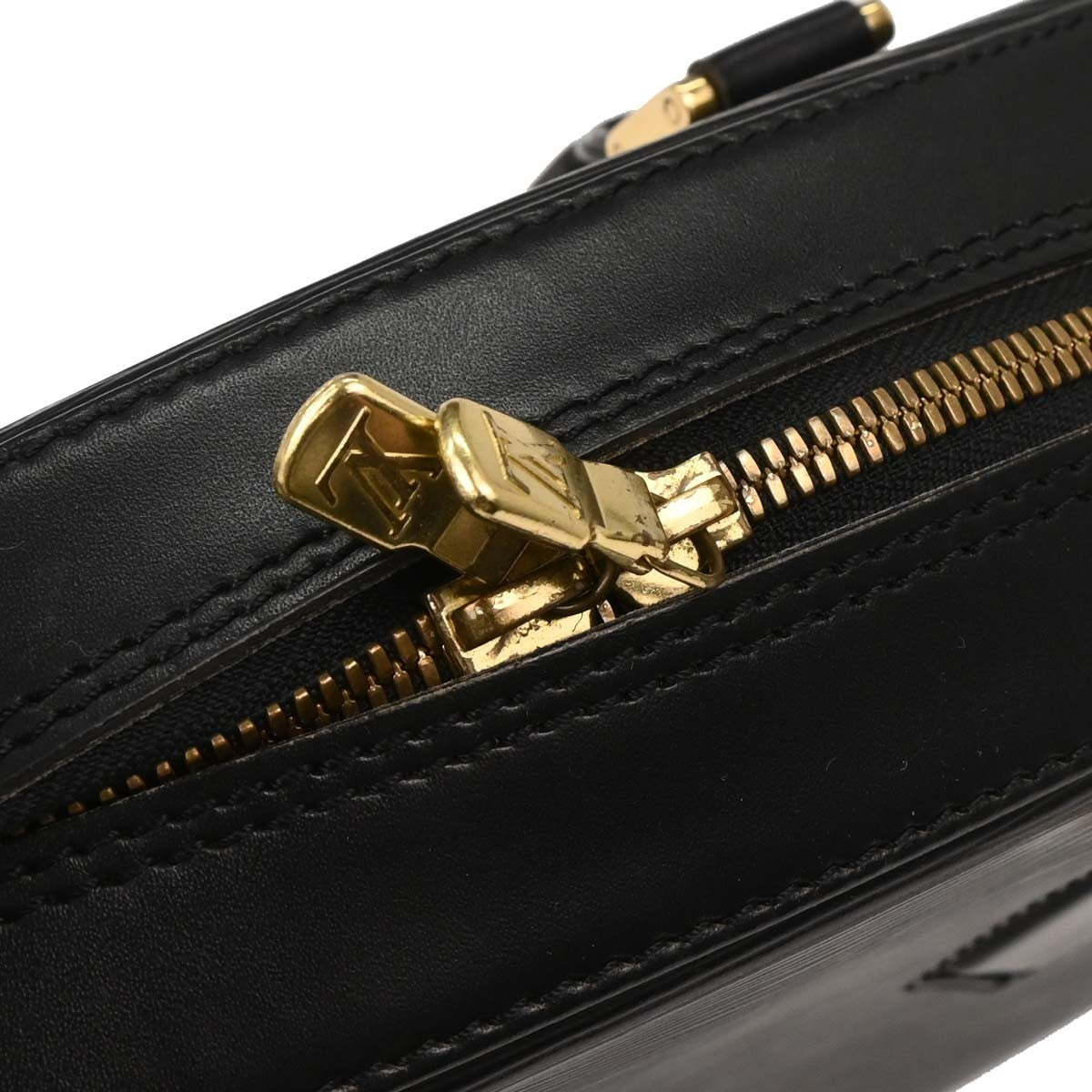 Louis Vuitton Sablons Handbag Epi Leather, BLACK, LEATHER, Handbag