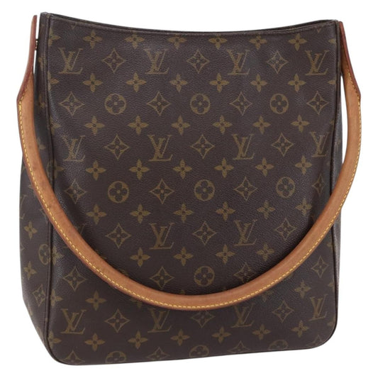 Louis Vuitton Looping Handbag Monogram Canvas, BROWN, CANVAS, Shoulder bag