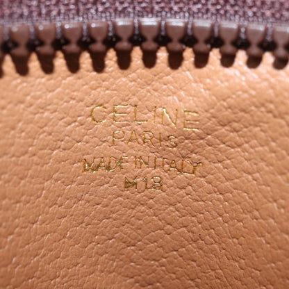 Celine Macadam Pochette Canvas and Leather, BROWN, CANVAS, Clutche & pouche