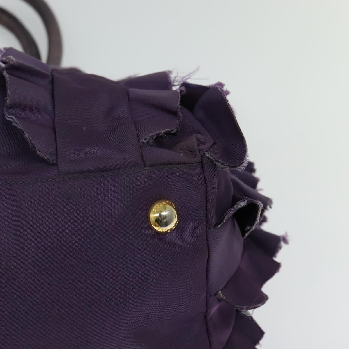 Prada Gaufre Convertible Tote Tessuto, PURPLE, NYLON, Tote bag