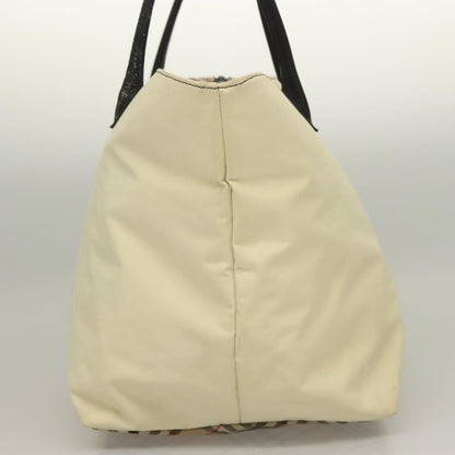 Burberry Nova Check Tote Nylon, BEIGE, NYLON, Tote bag