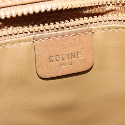 Celine Macadam Shoulder Bag PVC Leather, BEIGE, CANVAS, Shoulder bag