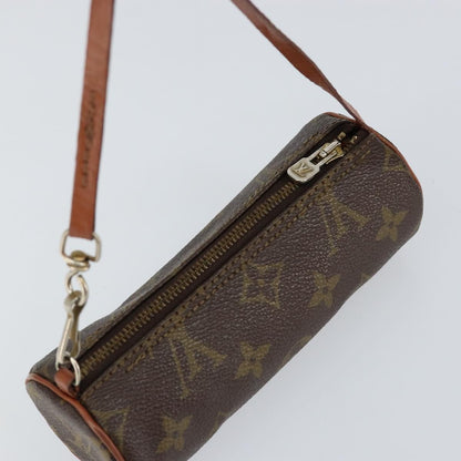 Louis Vuitton Papillon Pochette Monogram Canvas, BROWN, CANVAS, Clutche & pouche