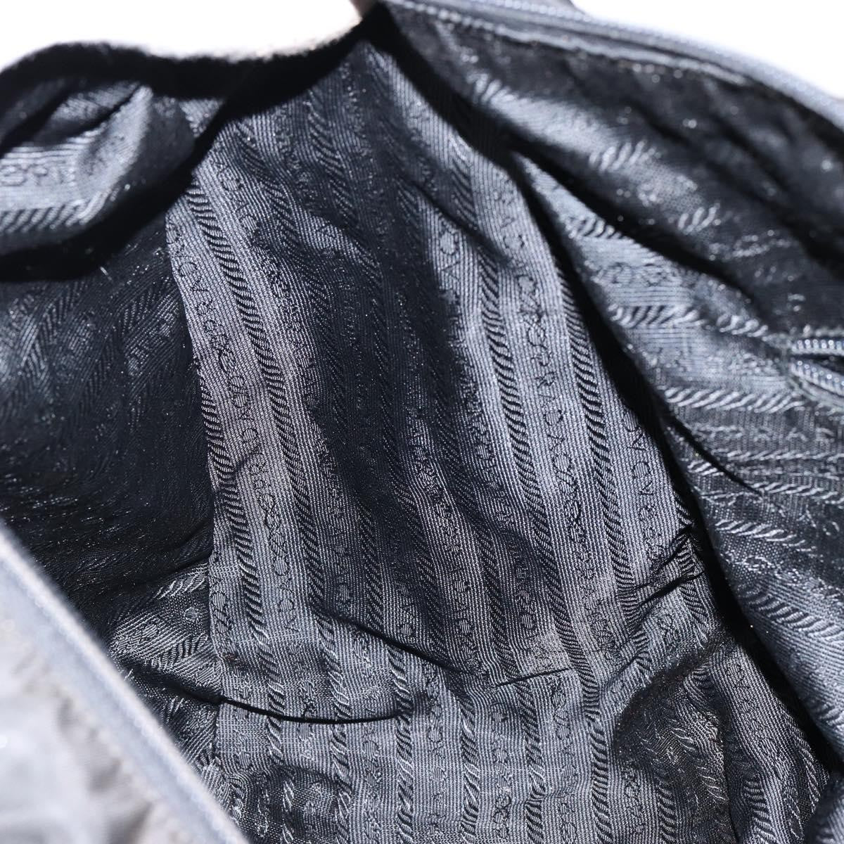 Prada Vintage Shoulder Bag Tessuto, BLACK, NYLON, Shoulder bag