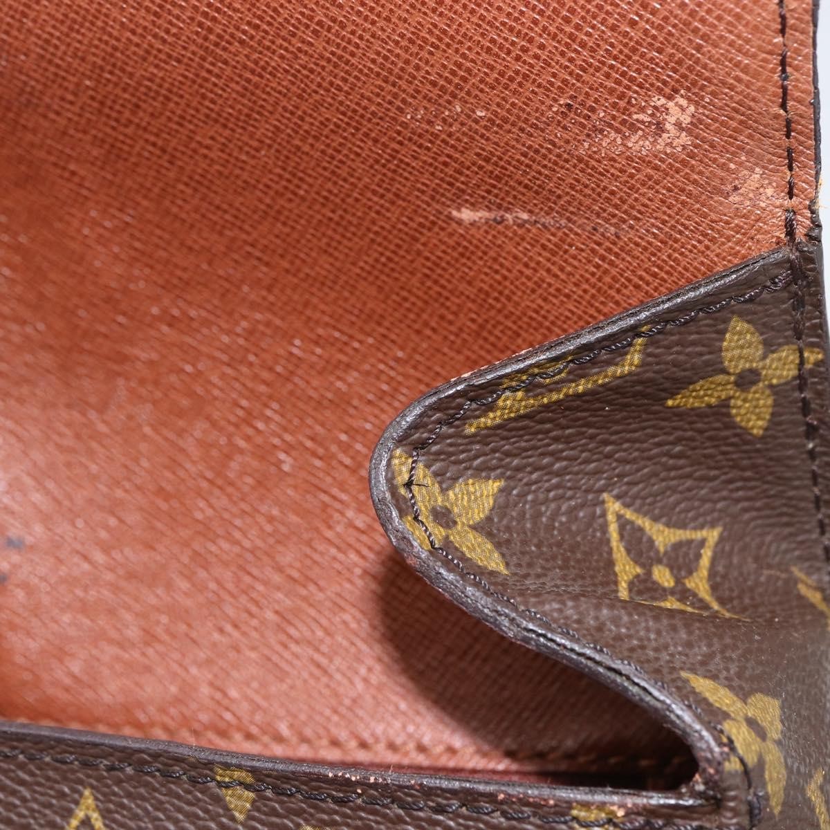 Louis Vuitton Saint Cloud Handbag Monogram Canvas, BROWN, CANVAS, Shoulder bag