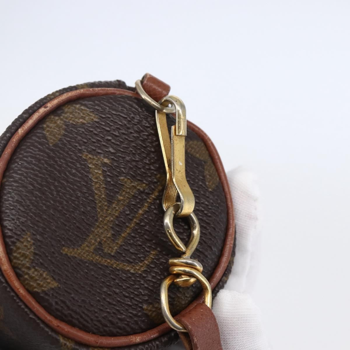 Louis Vuitton Papillon Pochette Monogram Canvas, BROWN, CANVAS, Clutche & pouche