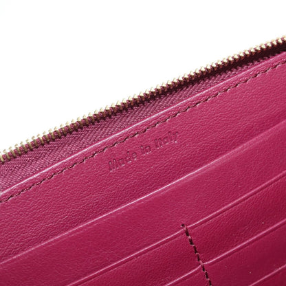 Celine Multifunction Flap Wallet Leather, BURGUNDY, LEATHER, Wallets