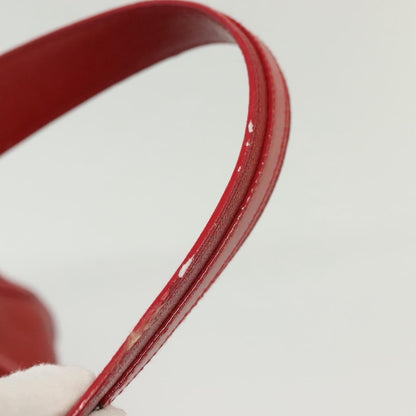 Bvlgari Chandra Top Handle Bag Leather, RED, LEATHER, Shoulder bag