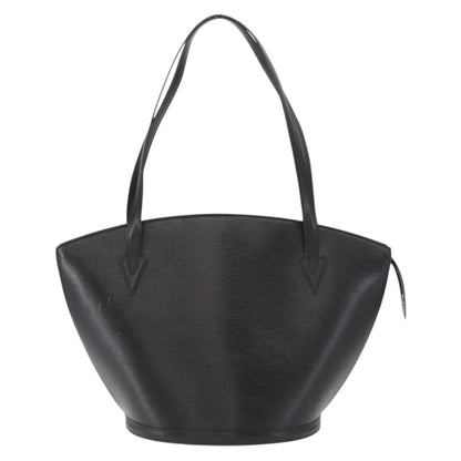 Louis Vuitton Saint Jacques Handbag Epi Leather, BLACK, LEATHER, Shoulder bag