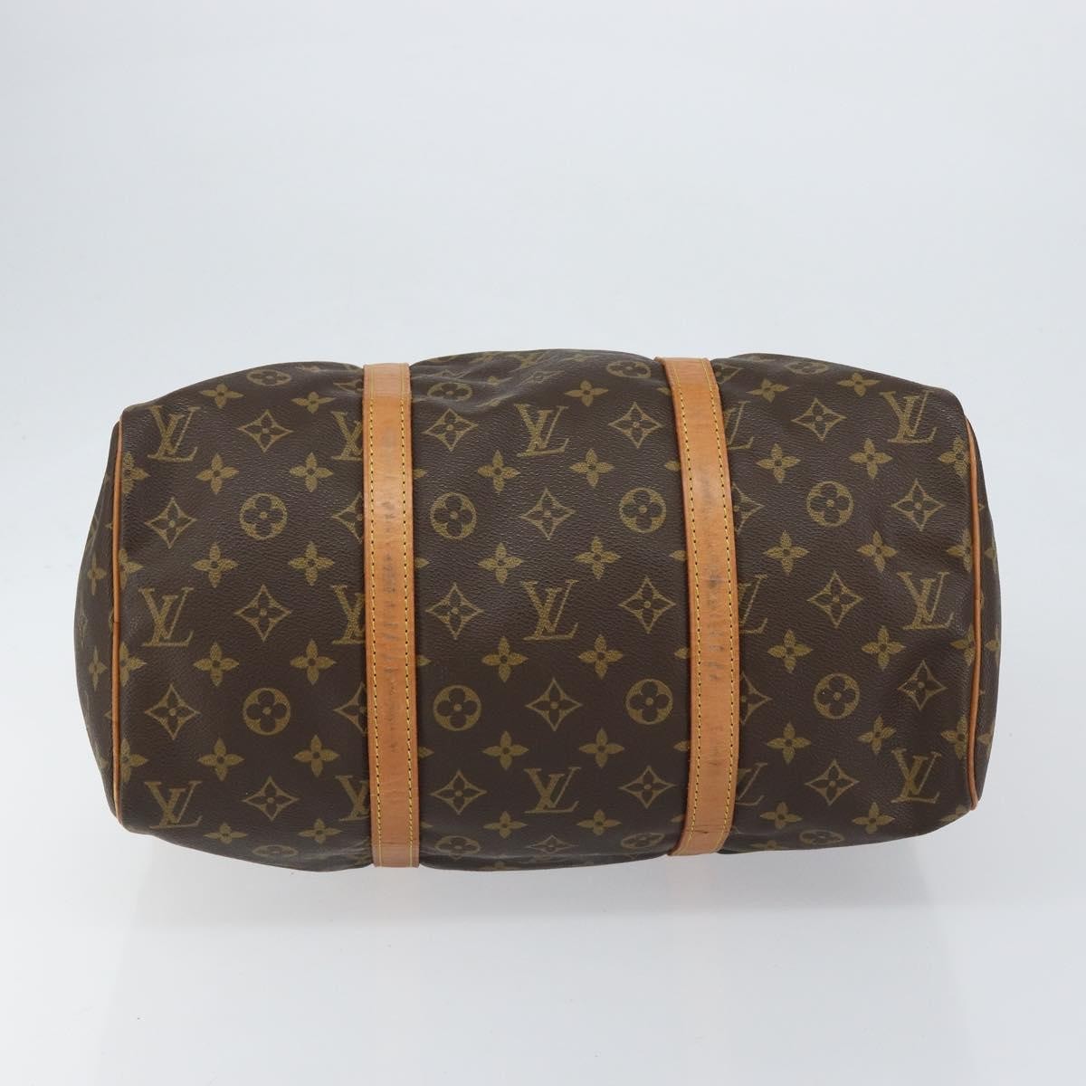 Louis Vuitton Sac Souple Handbag Monogram Canvas, BROWN, CANVAS, Handbag