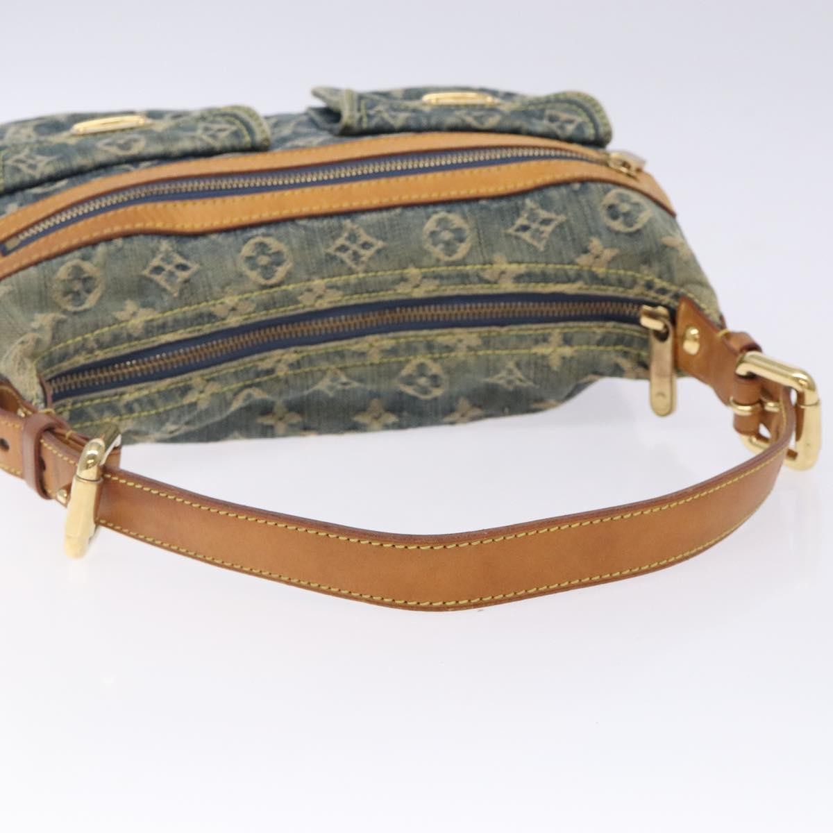 Louis Vuitton Baggy Handbag Denim, BLUE, DENIM_JEANS, Handbag