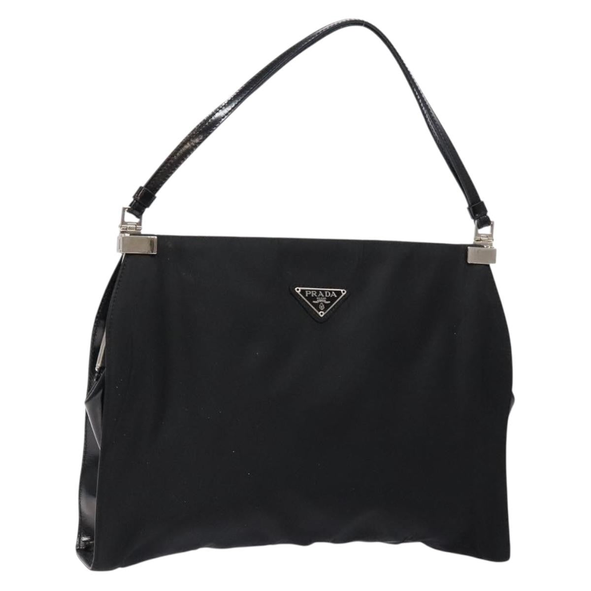 Prada Vintage Shoulder Bag Tessuto, BLACK, NYLON, Shoulder bag