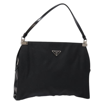 Prada Vintage Shoulder Bag Tessuto, BLACK, NYLON, Shoulder bag