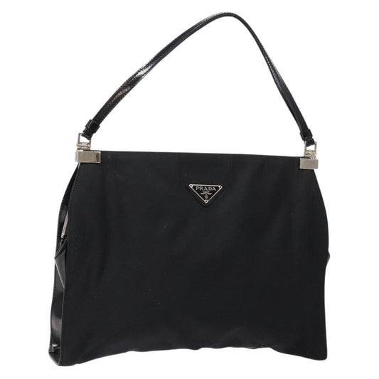 Prada Vintage Shoulder Bag Tessuto, BLACK, NYLON, Shoulder bag