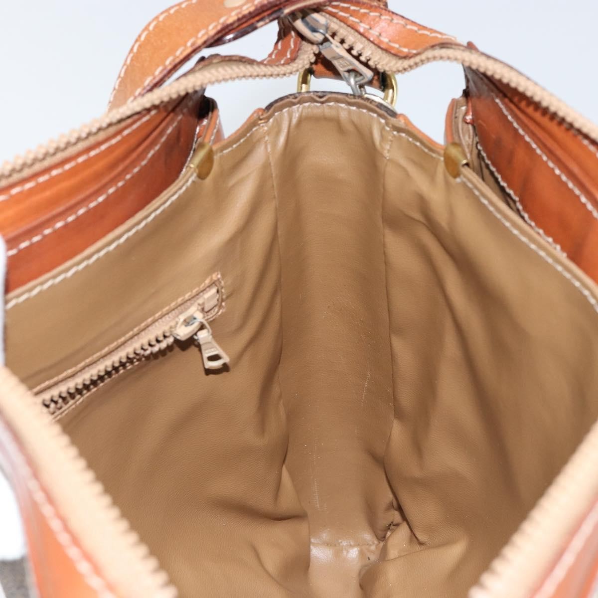 Celine Macadam Shoulder Bag PVC Leather, BROWN, CANVAS, Shoulder bag