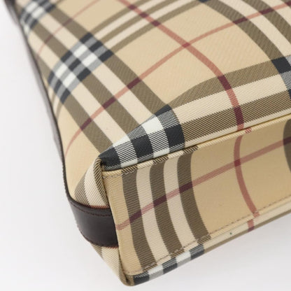 Burberry Nova check Shoulder bag Canvas, BEIGE, PVC, Shoulder bag