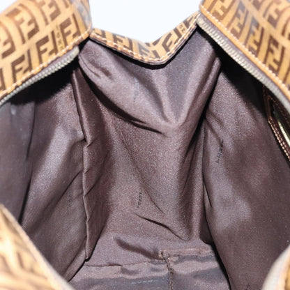 Fendi Zip Tote Canvas, BEIGE, CANVAS, Tote bag