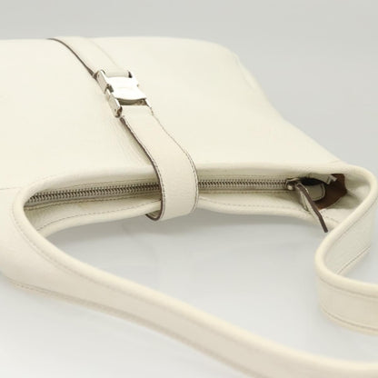 Salvatore Ferragamo Vintage Vara Hobo Leather, WHITE, LEATHER, Shoulder bag