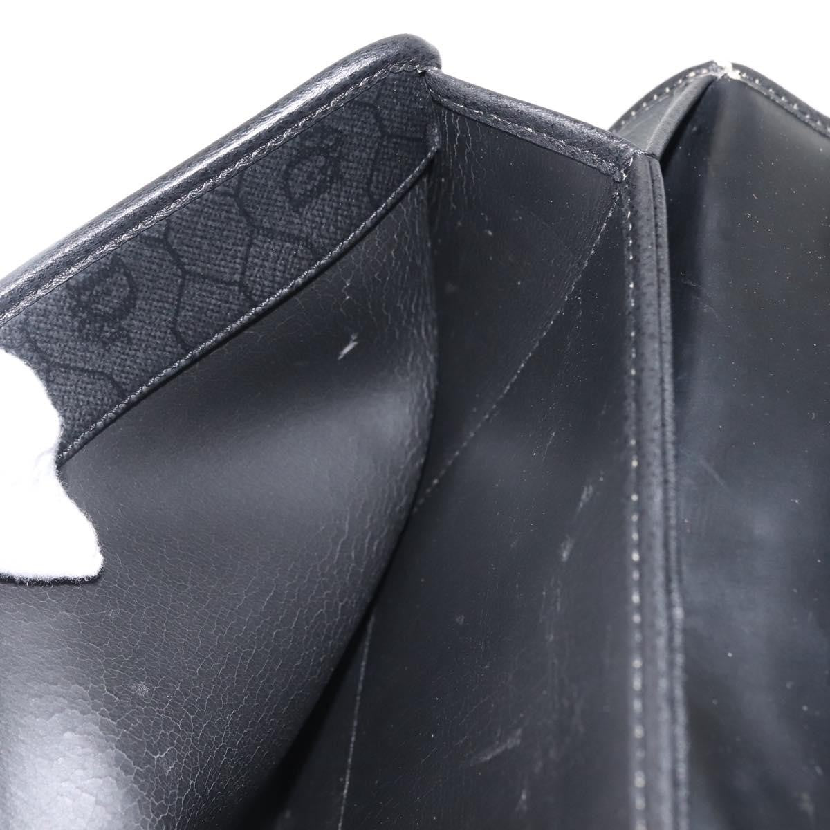 Christian Dior Vintage Full Flap Bag Leather, BLACK, LEATHER, Shoulder bag