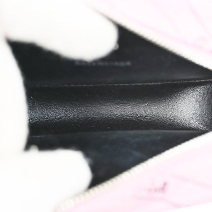 Balenciaga Everyday Camera Bag Monogram Printed Leather, PINK, LEATHER, Shoulder bag