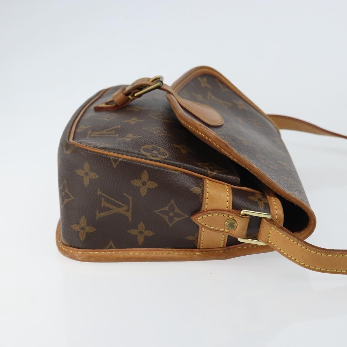 Louis Vuitton Sologne Handbag Monogram Canvas, BROWN, CANVAS, Shoulder bag