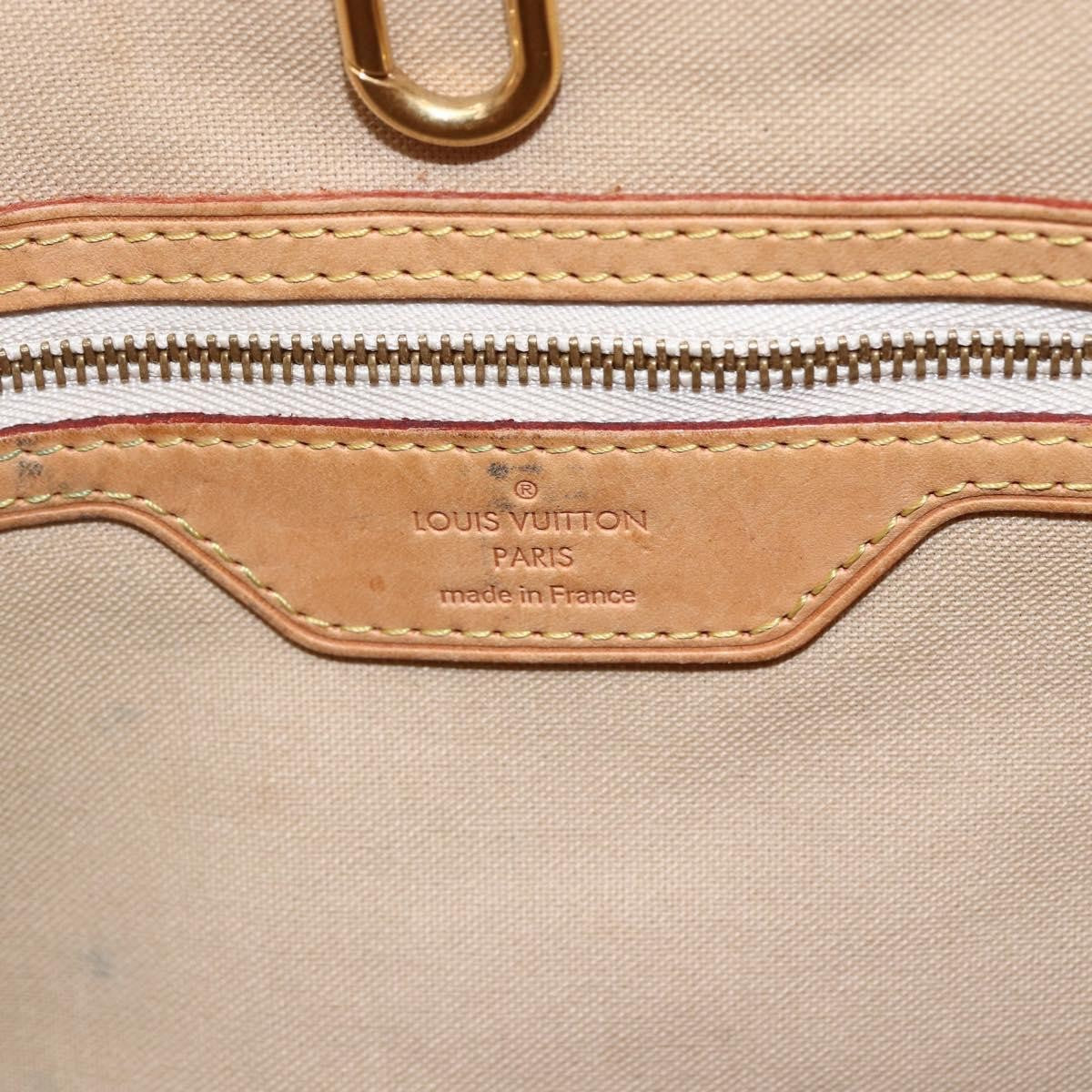 Louis Vuitton Batignolles Handbag Damier, WHITE, CANVAS, Tote bag